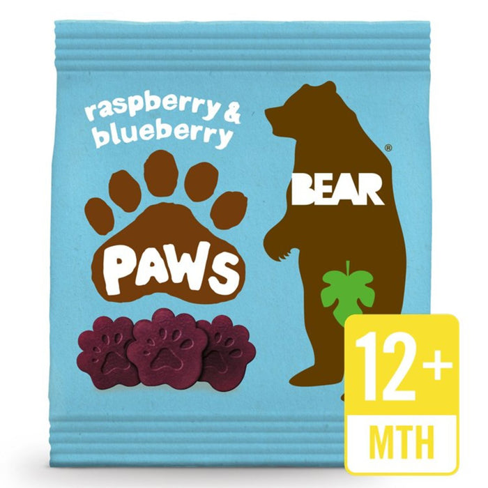 Ours PAWS RAPBERRES ET BLUEBERRES FRUITS ET VEGES 12 MTS + 20G