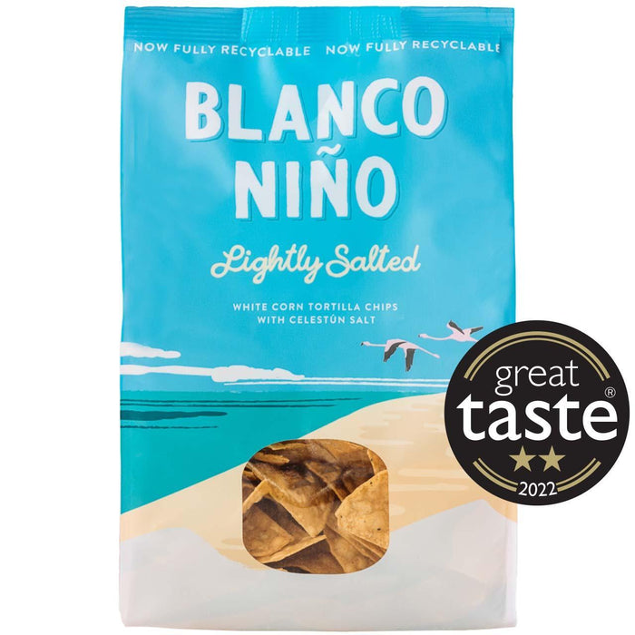 Blanco Nino Ligeramente salado de tortilla de maíz blanca 170G