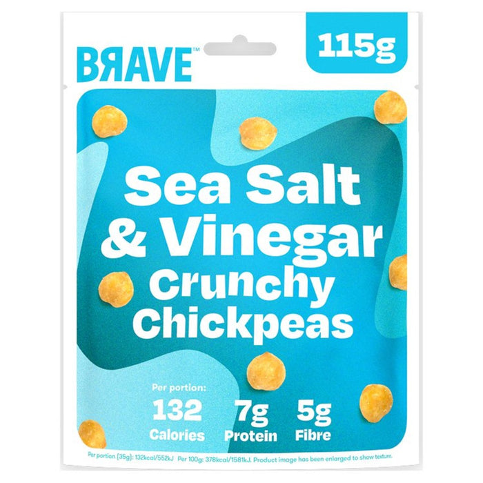 Brave Roasted Chickpeas Salt & Vinegar Sharing 115g