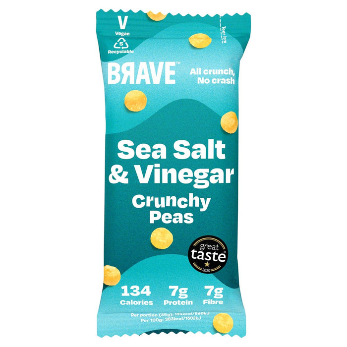 Braves pois rôtis sel de mer et vinaigre 35g