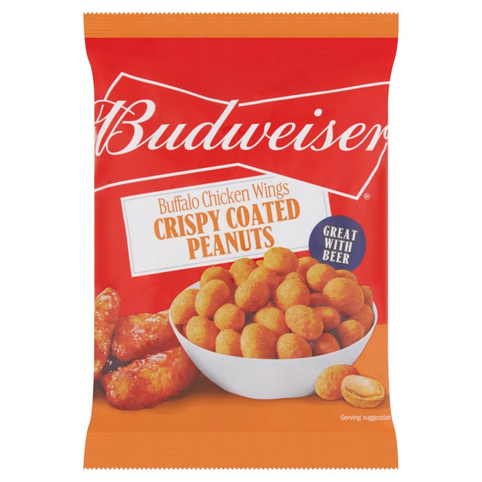 Budweiser Buffalo Chicken Wings Crispy Ebated Peanuts 150g