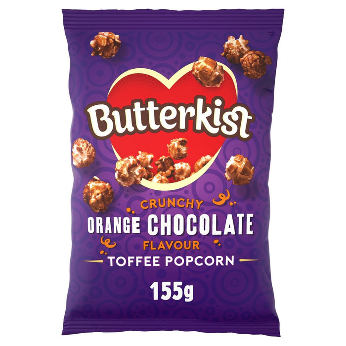 Butterkist Crunchy Orange Chocolate Fabor Popcorn Popcorn 155G