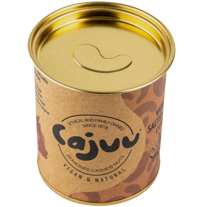 Cajuu Vanilla and Salted Caramel Cashew Tube 80g