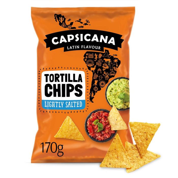 Capsicana mexicain légèrement salé des frites de tortilla gratuites 170g