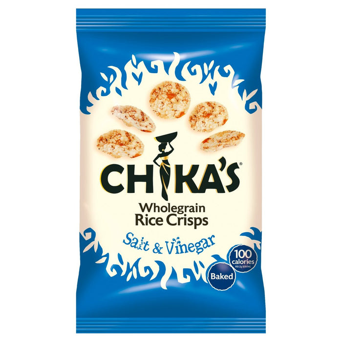 La sal marina de Chika y las patatas fritas de arroz de vinagre 85G