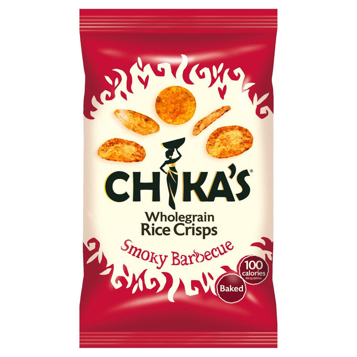 Las patatas fritas de arroz de barbacoa ahumada de Chika 85G