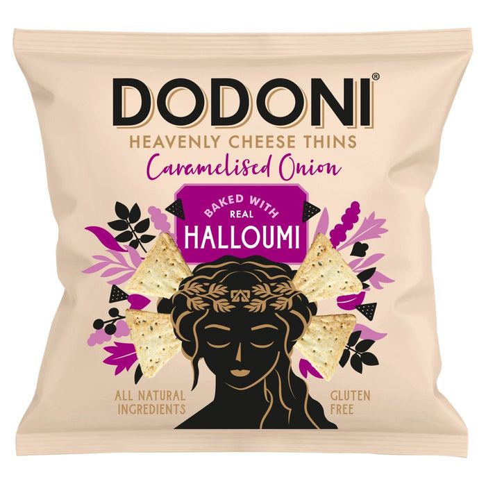 Dodoni Käse Thins Halloumi & karamellisierte Zwiebel 80G