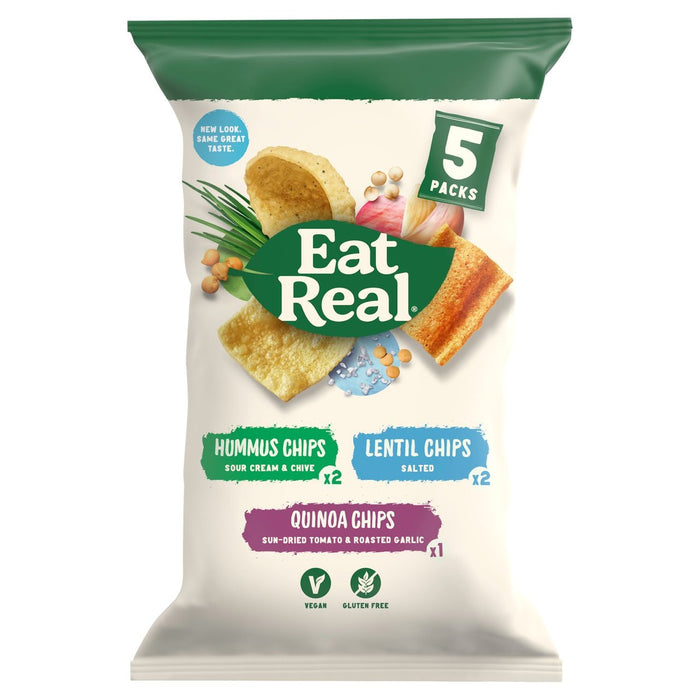 Come Real Hummus Lentil & Quinoa 5 Pack 116g