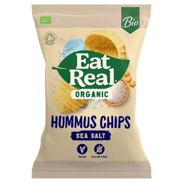 Eat Real Org Hummus SeaSalt Chips 100g