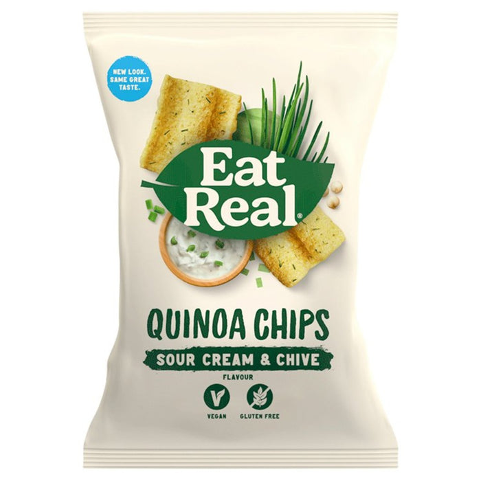 Eat Real Quinoa Sour Cream & Chive Flavoured Chips 80g