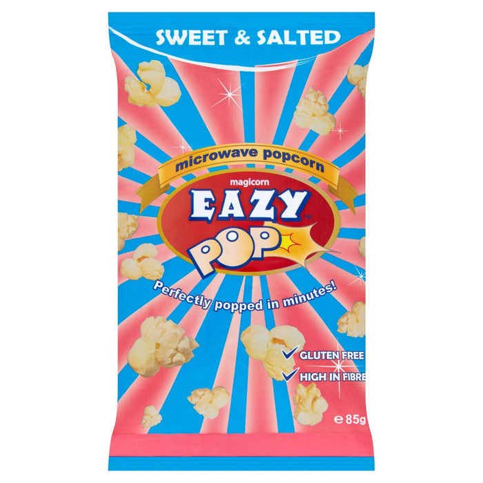 Palomitas de maíz de microondas Eazypop Sweet & Salted Sabor 85G