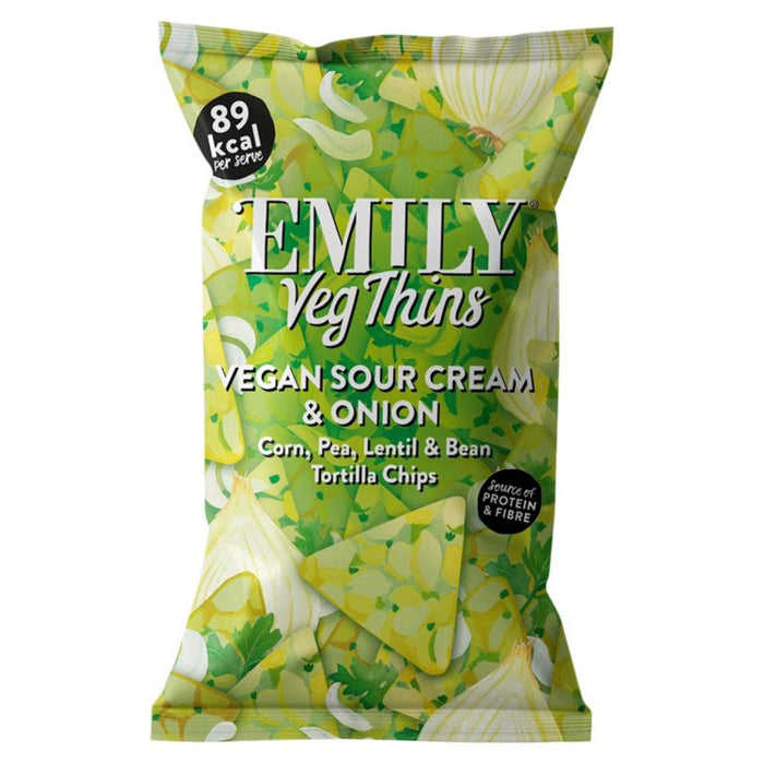 Emily Veg Thins Sauerrahm & Zwiebel Sharing Bag 80G