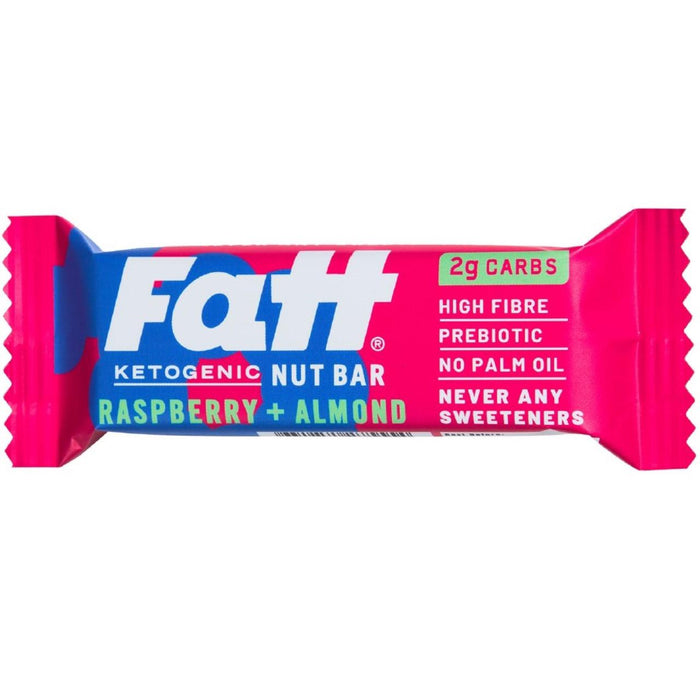 Fatt Raspberry & Mandel Ketogenic Nut Bar 30g