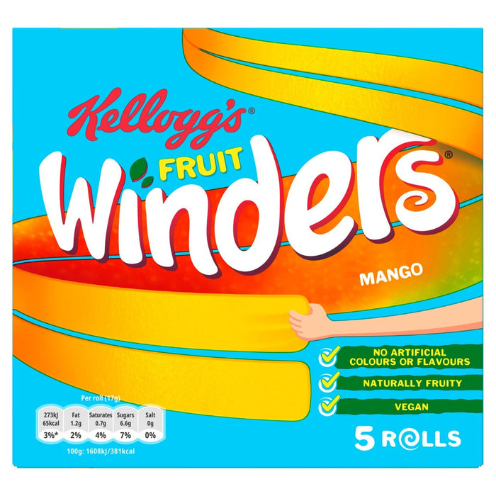 Fruit Winders Double Mango 5 x 17g