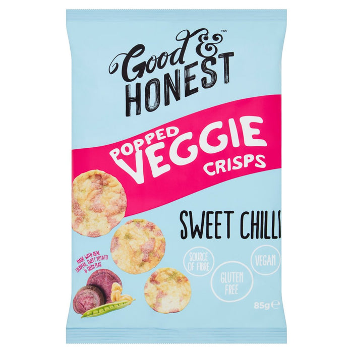 Bon et honnête, Veggie Pougie Chiche de patate douce Chilli Sweet Chilli 85g