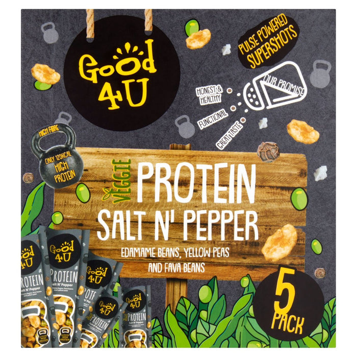 Good4u Veggie Protein Salt N Pepper Multipack 5 x 25g