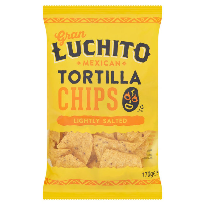 Gran Luchito ligeramente salado de gluten chips de tortilla 170g