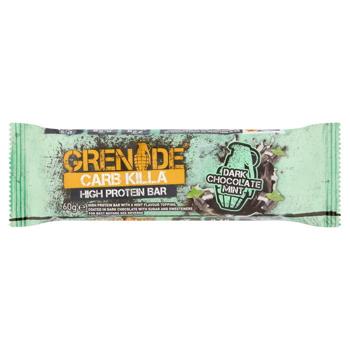 Grenade grenade killa bar à la menthe au chocolat noir 60g