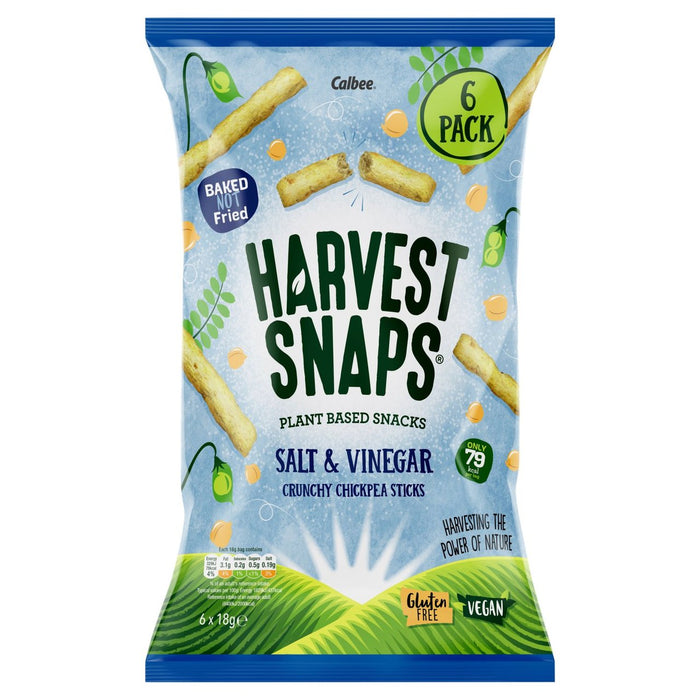 SNAPS RÉCLORTS PURICPEA Sticks Salt & Vinegar 6 x 18G