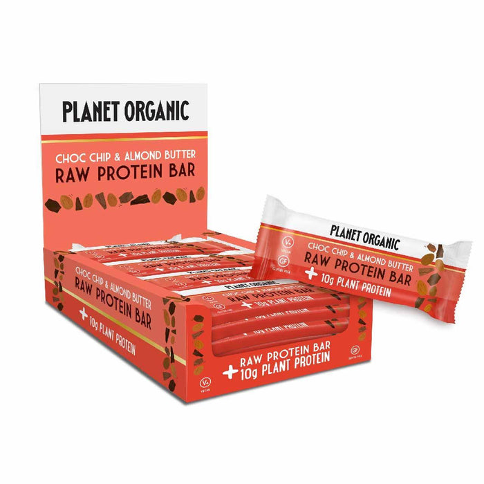 Planet Organic Choc Chip & Amond Butter Protein Bar Multipack 14 x 50g