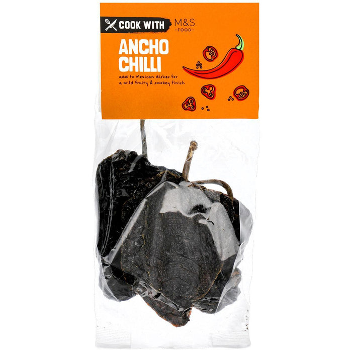 Kochen Sie mit M & S Ancho Chili 25g