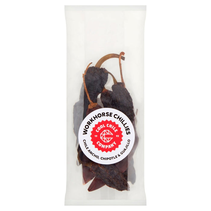 Cool Chile Workhorse Chilies - Ancho, Guajillo und Chipotle 8 pro Pack