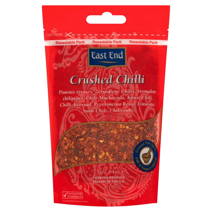 Chilli écrasé à l'extrémité est 75g