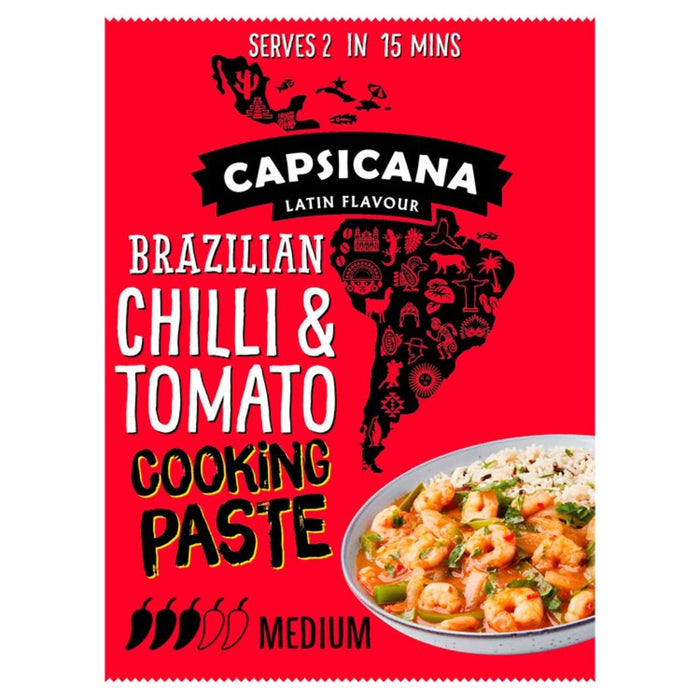 Capsicana brésilien chilli tomate fajita pâte 60g