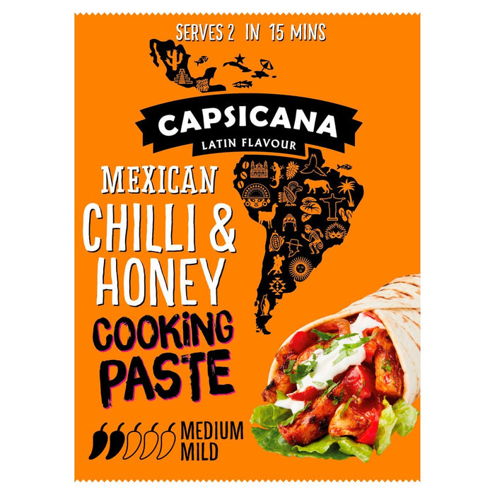 Capsicana mexicana chile y miel pasta fajita 60g