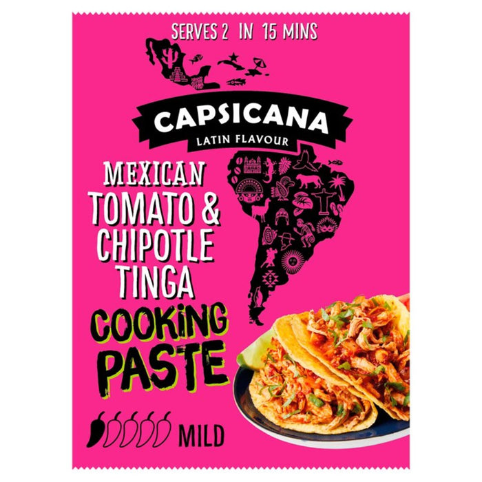 Capsicana Mexican Tomato Chipotle Fajita Paste 60g