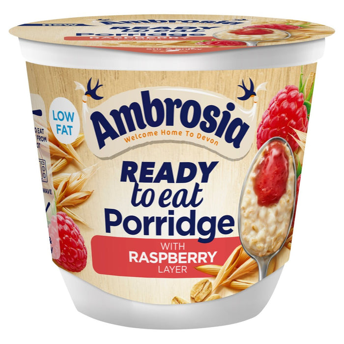 Ambrosia Rte Porridge Raspberry 210G