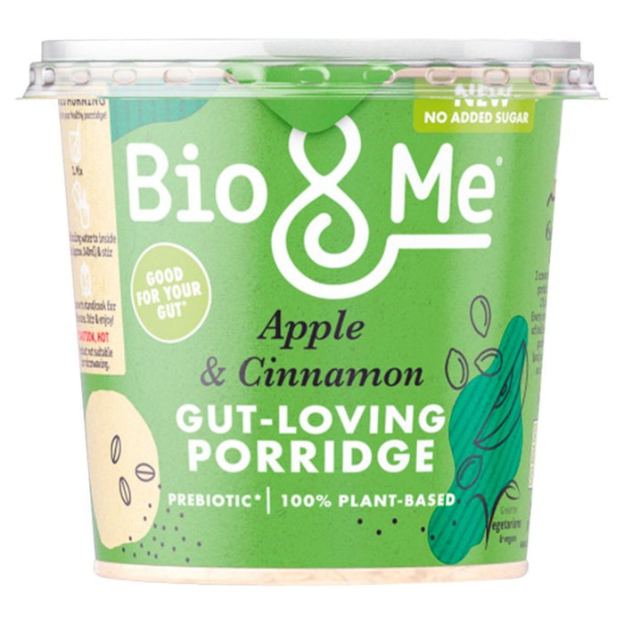 Bio & ich Apple & Cinnamon Barm Loving Borridge Pot 58g