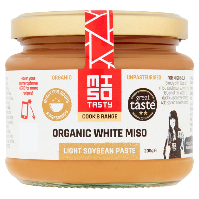 Miso Tasty Organic Shiro White Miso Cooking Paste 200g