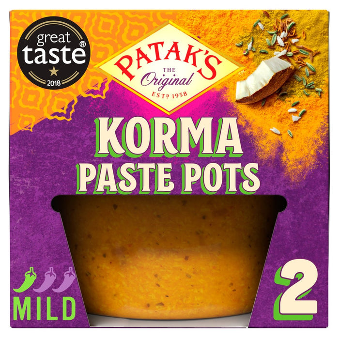 Pata de pasta de curry Korma de Patak 2 x 70g