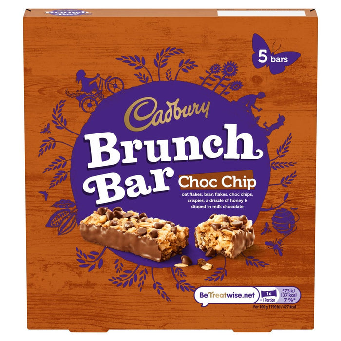 Cadbury Brunch Bar Choc Chip 5 x 32g