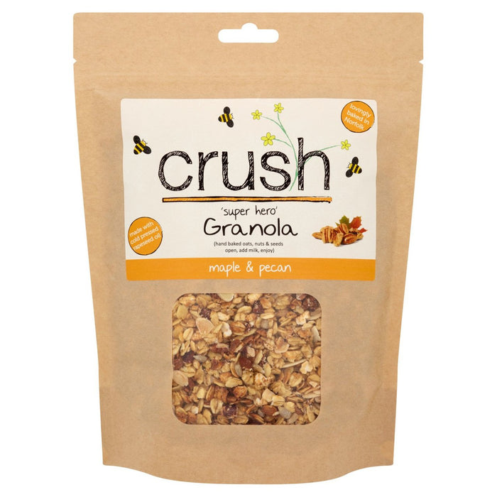 Crush Super Hero Granola Maple & Pecan 500G