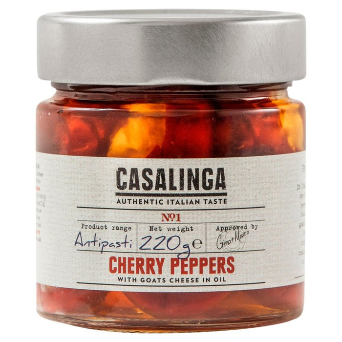 Casalinga Cherry Pepper & Goat Cheese 220g