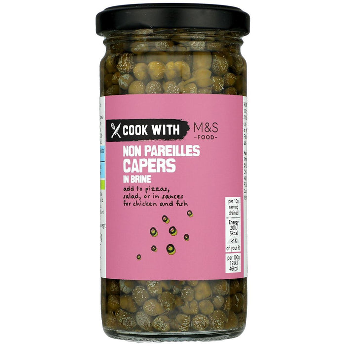 Cocine con alcaparras de M&S no pareilles en salmuera 235G