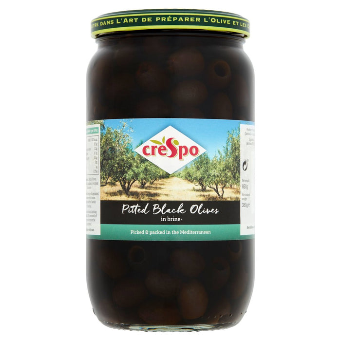 Crespo Pitted Black Olives 820G