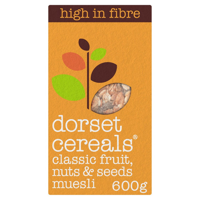 Cereales dorset frutas clásicas nueces y semillas muesli 600g