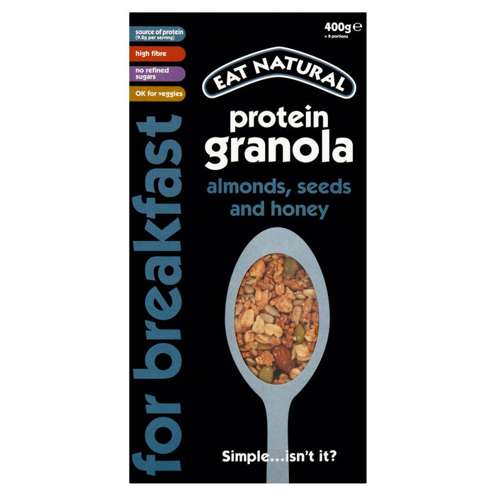 Eat Natural Protein Granola Almonds Seeds & Honey 400g