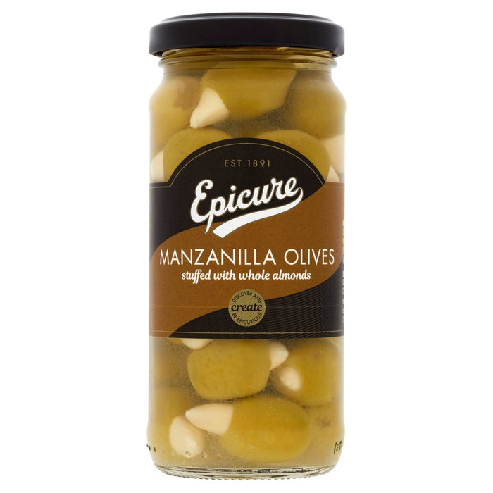 Epicure Manzanilla Olives Stuffed with Almonds 240g