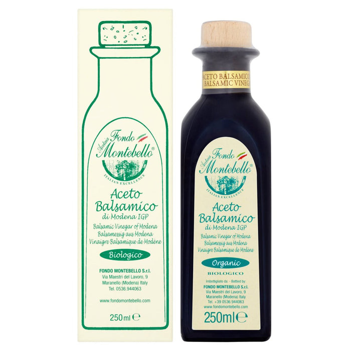 Fondo Montebello Bio -Balsamic -Essig von Modena 250 ml