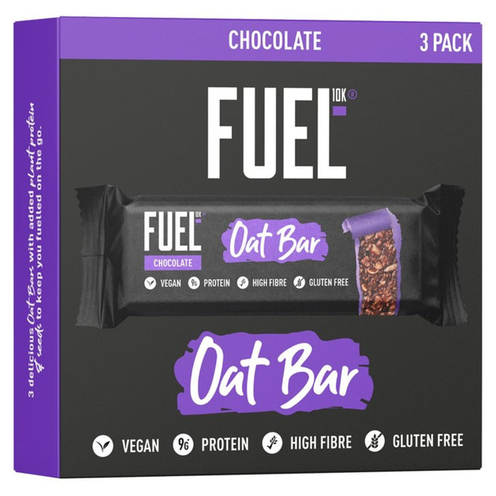 Carburant 10k Bar à l'avoine au chocolat multipack 3 x 45g