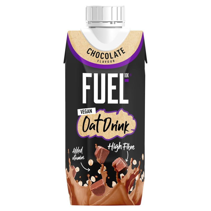 Bebida de chocolate de fibra de avena de combustible de 10k 330 ml