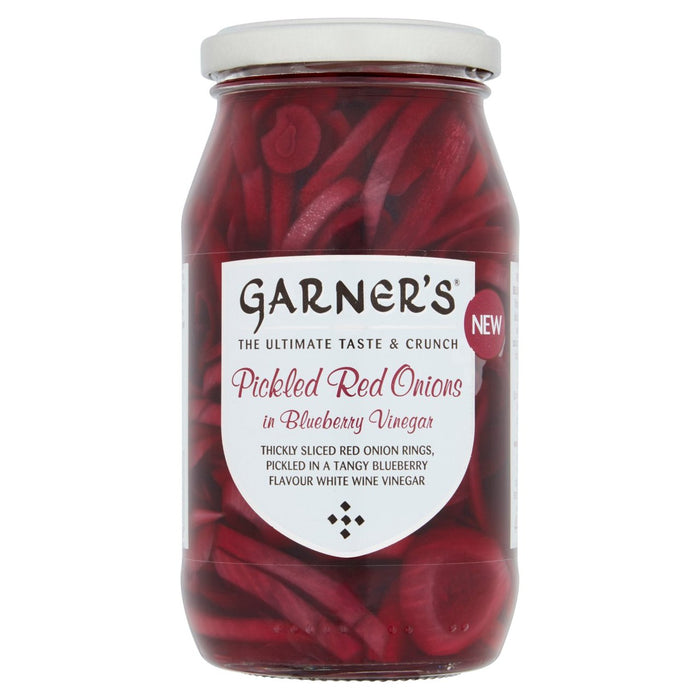 Garners Pickled Red Onions in Blueberry Vinegar 430g