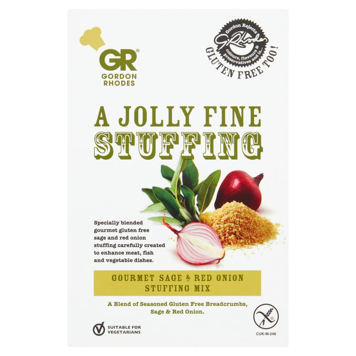 Gordon Rhodes Gourmet Sage et Onion Stuffing Mix 125g