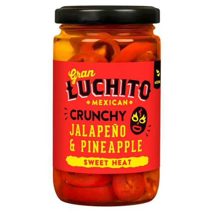 Gran Luchito Crunchy Sliced Jalapeno and Pineapple for Fajita & Taco 215g