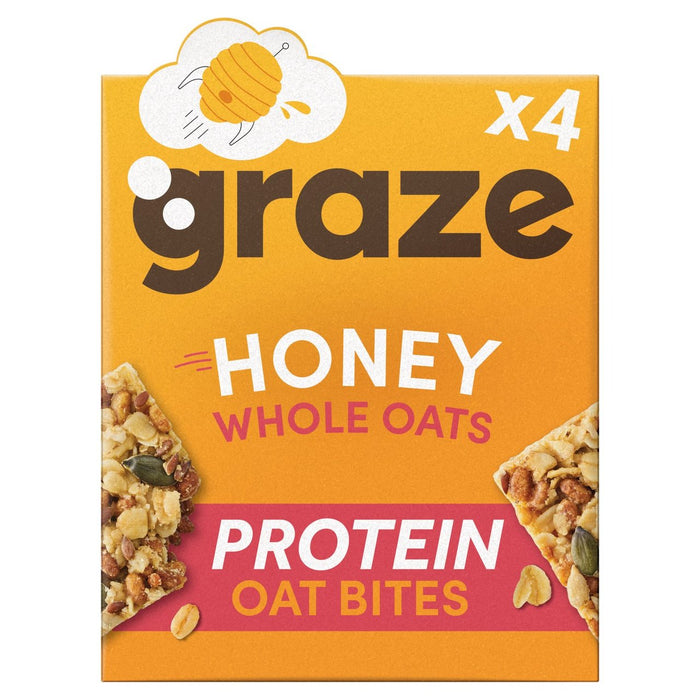 Graze Honey Hafer steigert 4 pro Pack