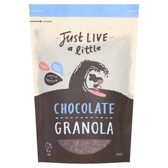 Vivez juste un petit Granola au chocolat 400G